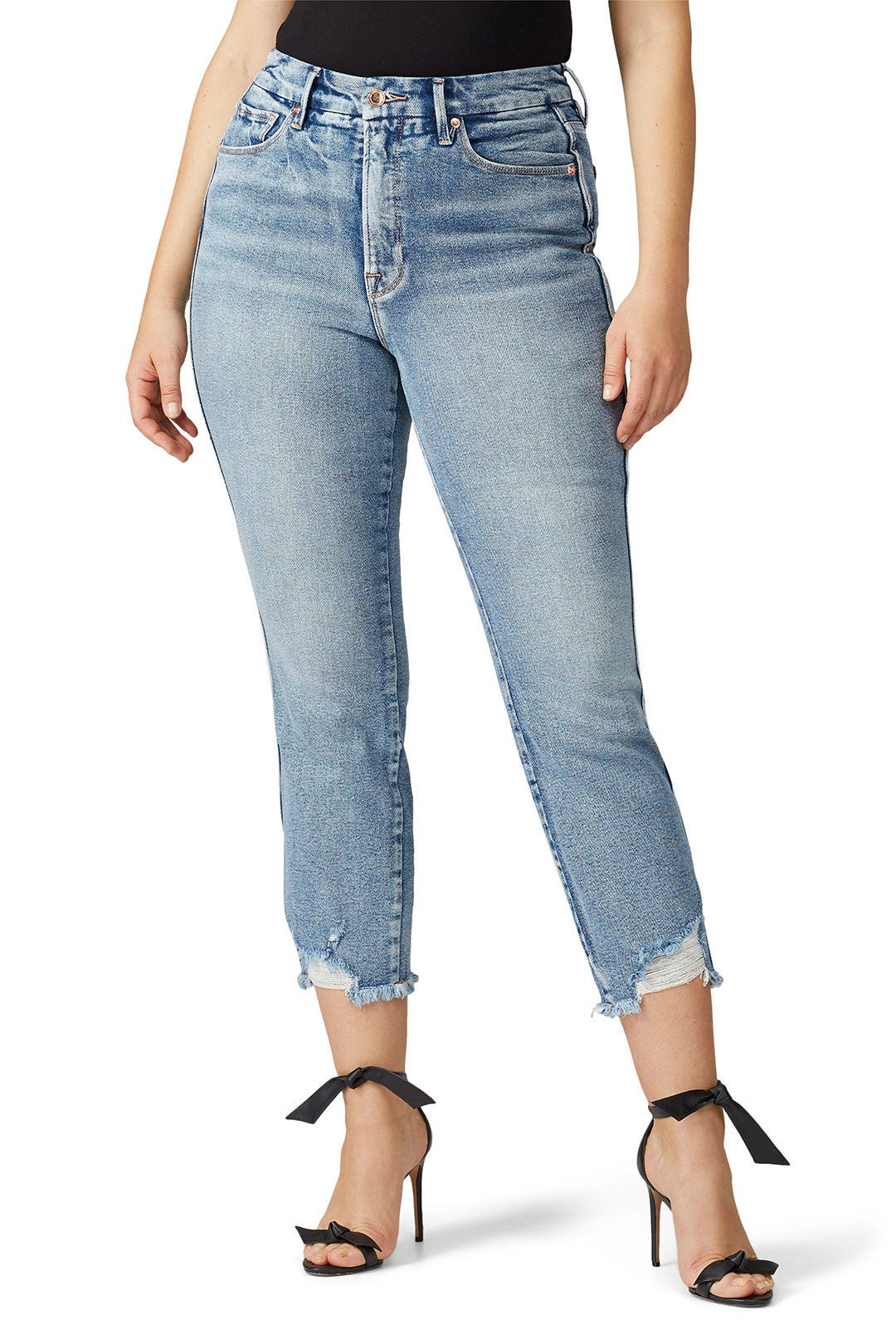 Good Curve Straight Leg Jeans by GOOD AMERICAN 6