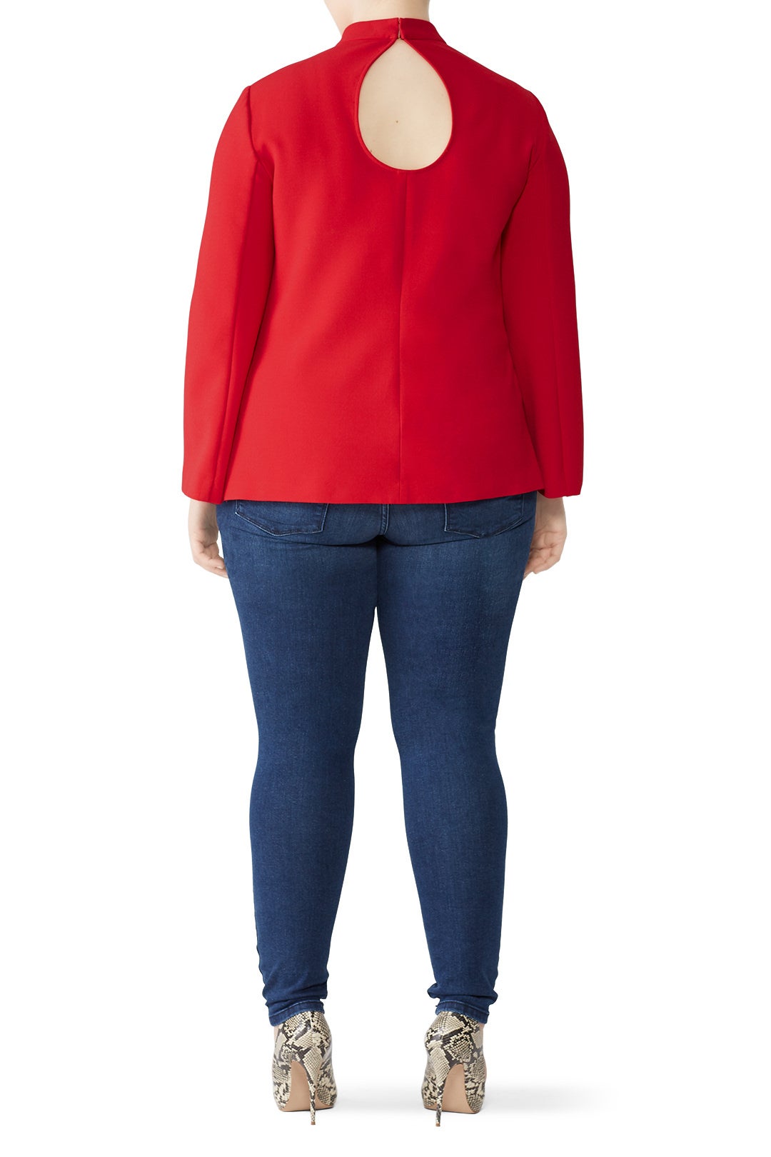 Red Hostess Top by Trina Turk 5