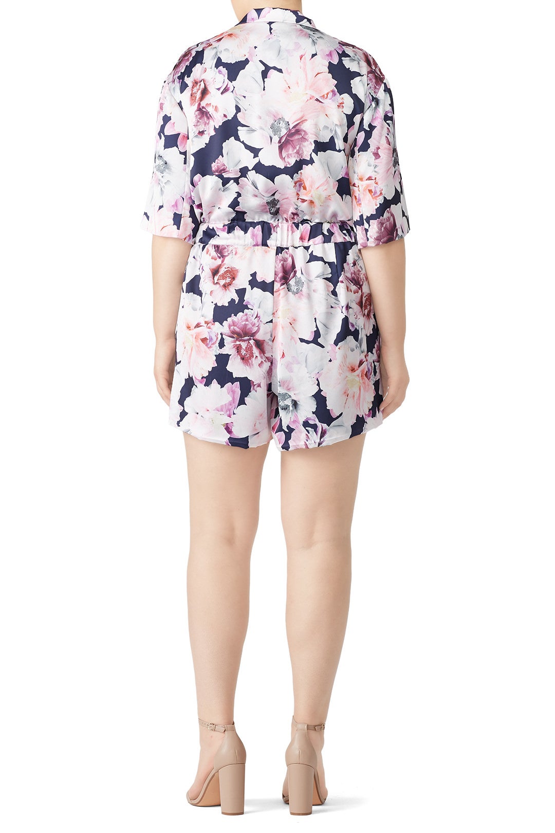 Rose Floral Romper by Cynthia Rowley 4
