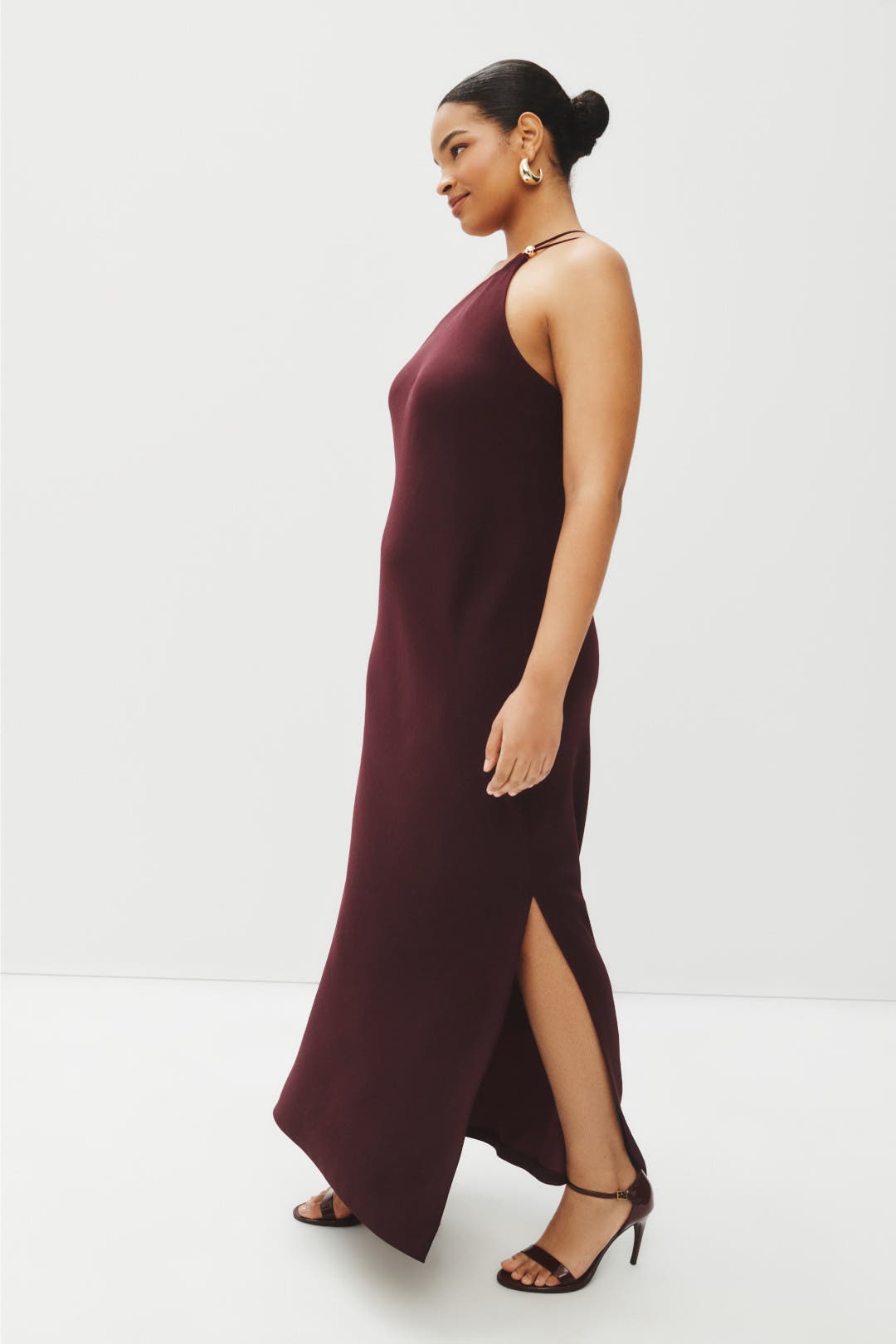 One Shoulder Jewel Sphere Dress by VINCE. | Rent the Runway