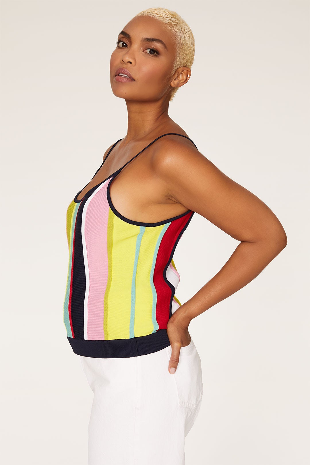 Multi Stripe Crop Tank by J.Crew 6