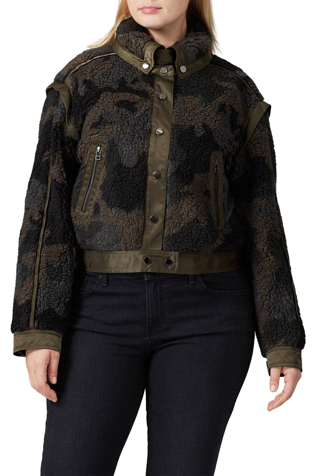 Faux Sherpa Anita Jacket by Veronica Beard 6