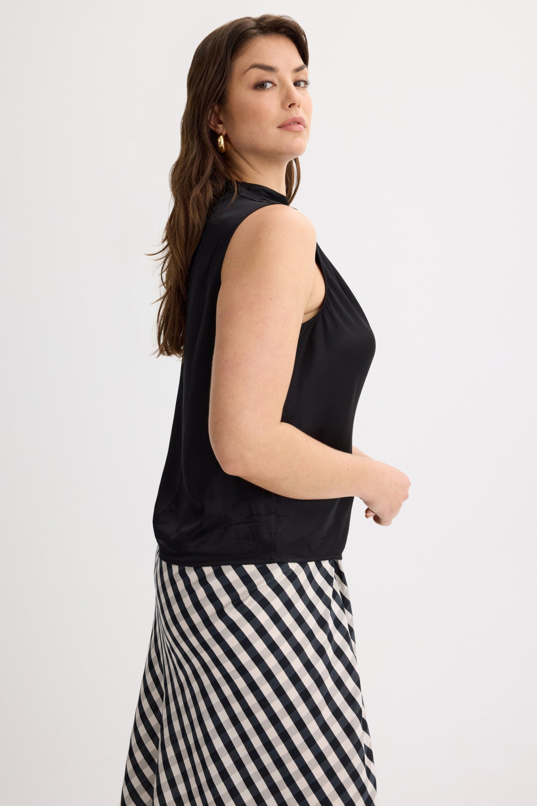 Kaleen Satin Top by Rails 6