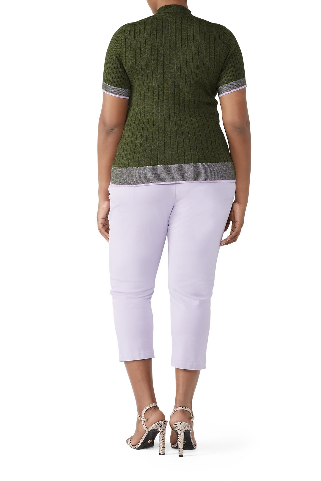 Contrast Trim Sweater by Tome 5