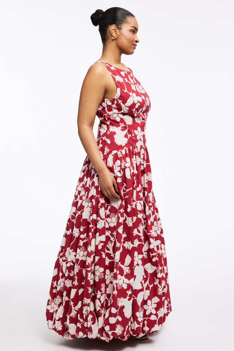 Hayden Floral Drop Waist Maxi Dress by Jewel x Badgley Mischka - Photo 6