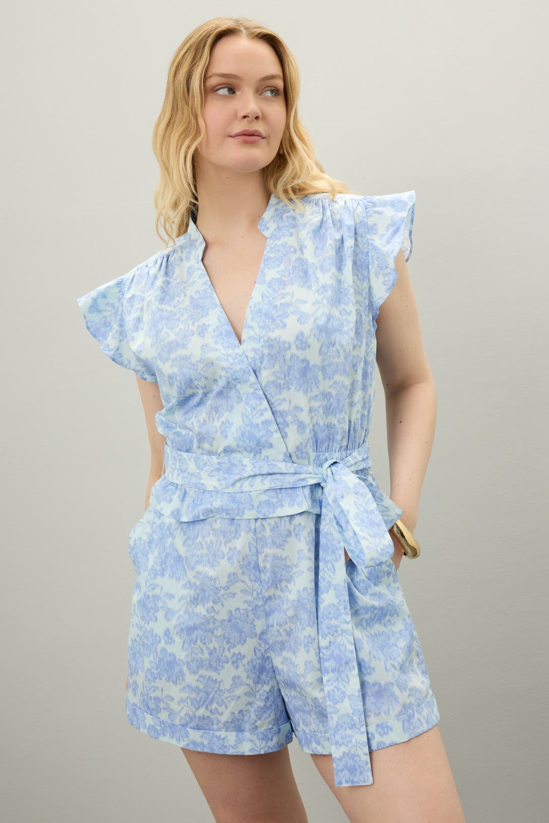 Blurred Floral Romper by Derek Lam 10 Crosby x RTR | Rent the Runway