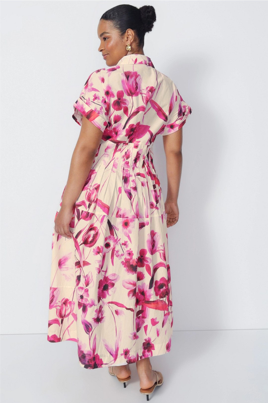 cara cara nash midi dress Nash Midi Dress in Botanic Maroon M
