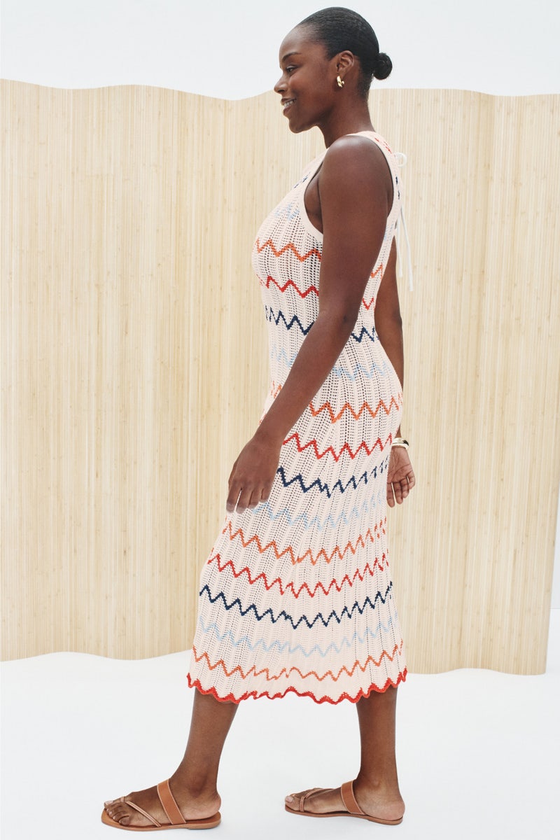 Calliope Sheer Knit Midi Dress by MINKPINK - Photo 6