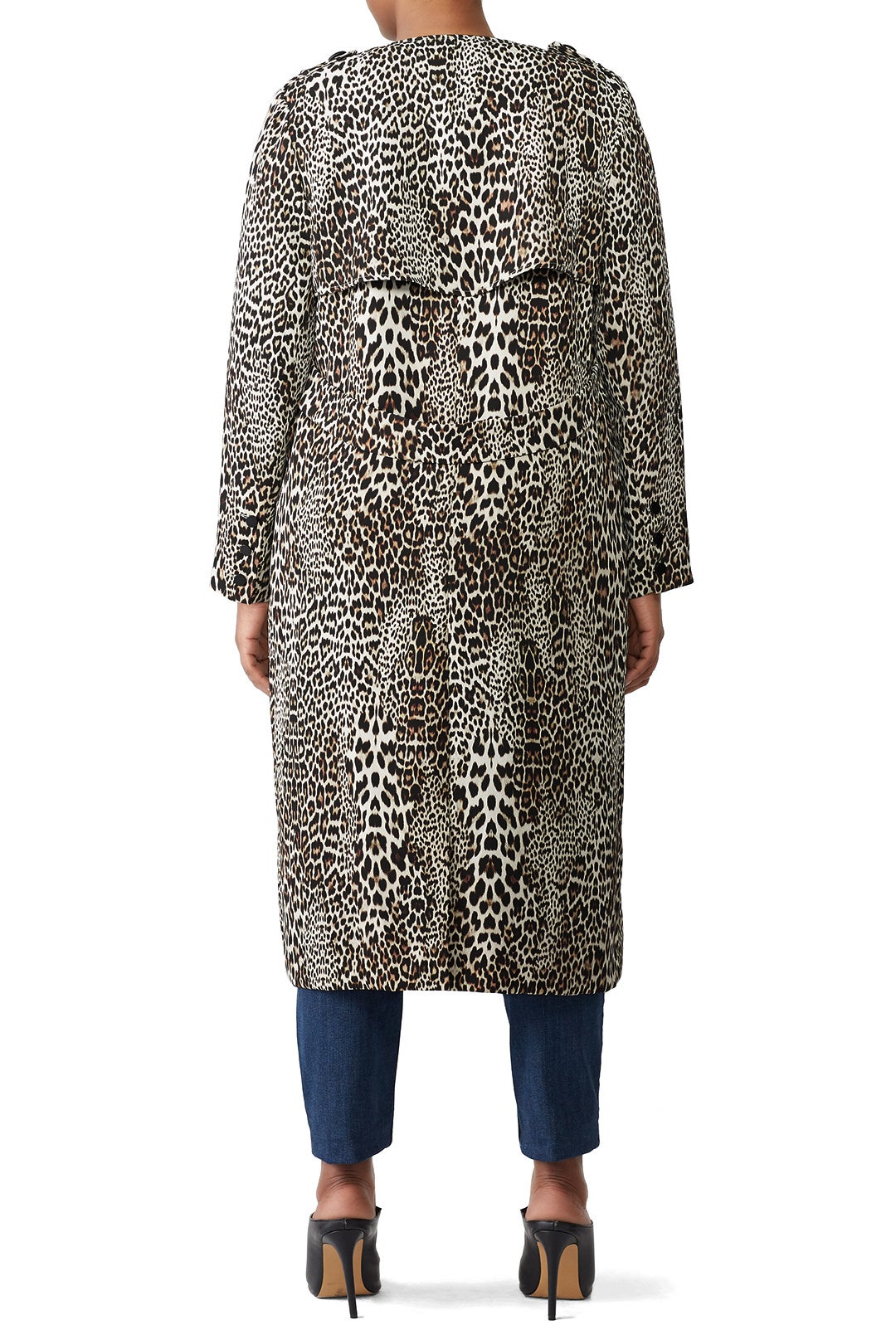 Leopard Long Jacket by Badgley Mischka 5
