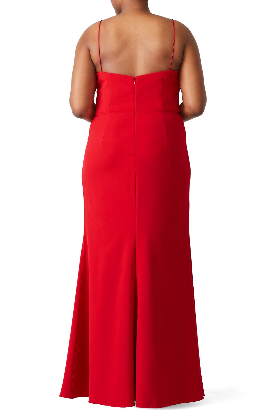 Cherry Crepe Gown by JS Collection 5
