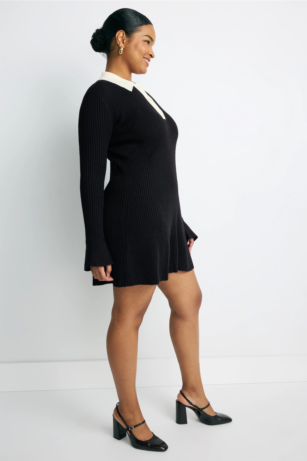Long Sleeve Mini Polo Dress by Peter Som x RTR 6