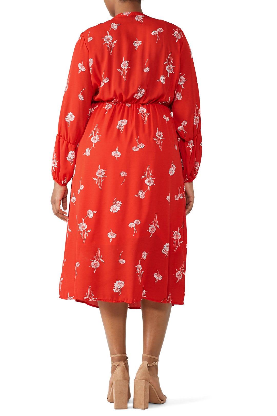 Diana Shirred Shirtdress by B Collection by Bobeau 4