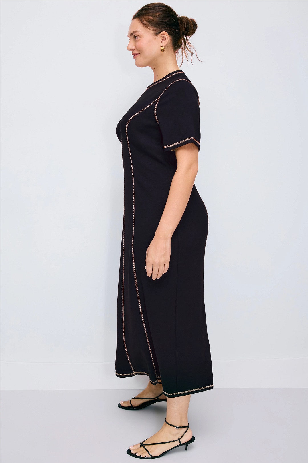 Colorfast Short Sleeve Dress by Donna Morgan 6