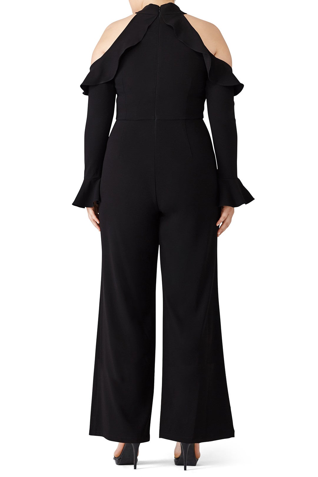 Black Cold Jumpsuit by ML Monique Lhuillier 5
