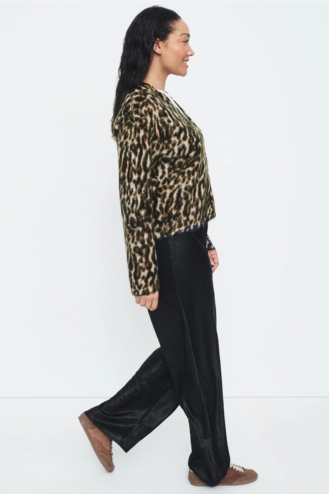 Leopard Print Cardigan by Peter Som x RTR 6