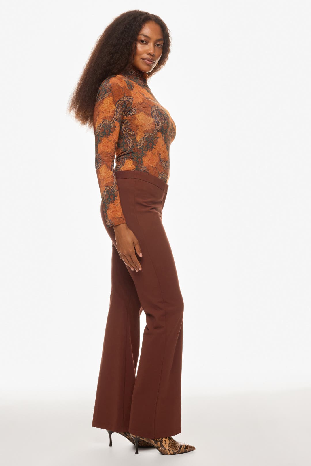 Aurelia Floral Printed Turtleneck by Ulla Johnson | Rent the Runway