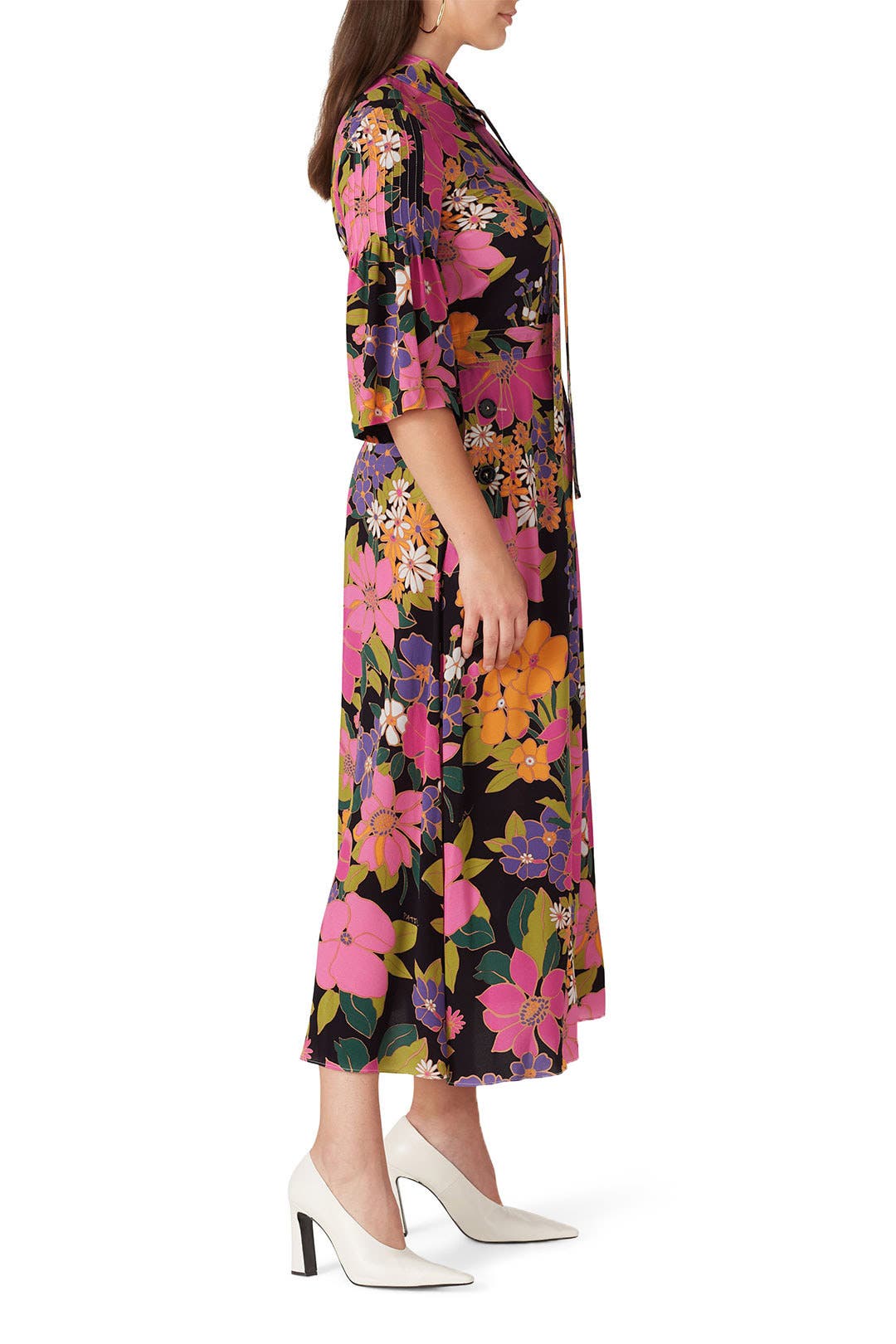 Printed Scarf Dress by Patou | Rent the Runway