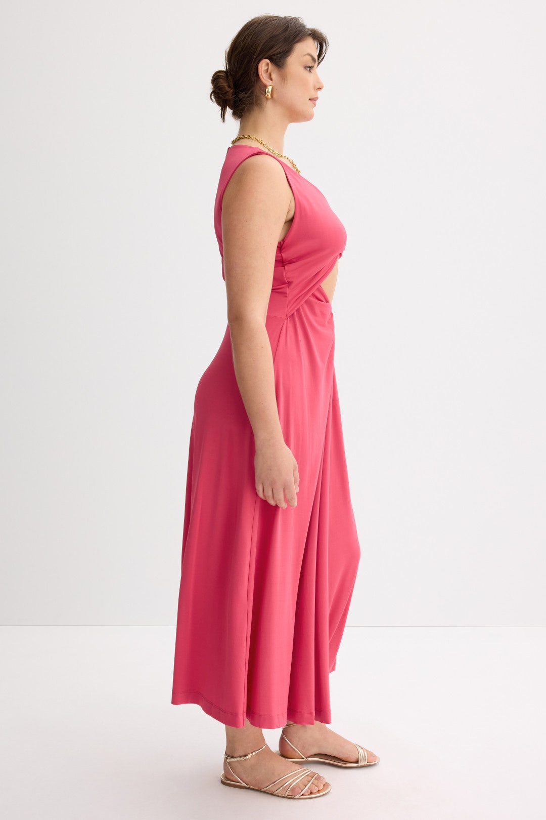 Cut Out Twist Front Dress by Rosetta Getty x RTR 3