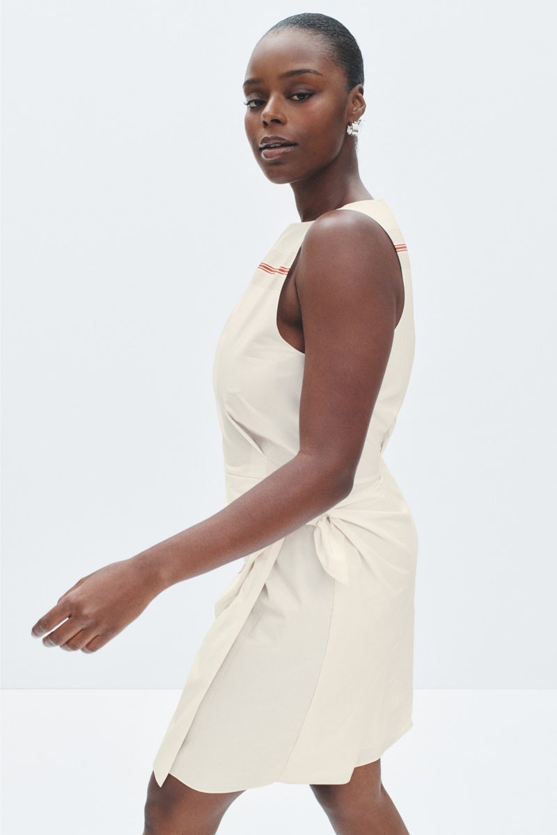 Handkerchief Stripe Wrap Dress by VINCE. - Photo 6