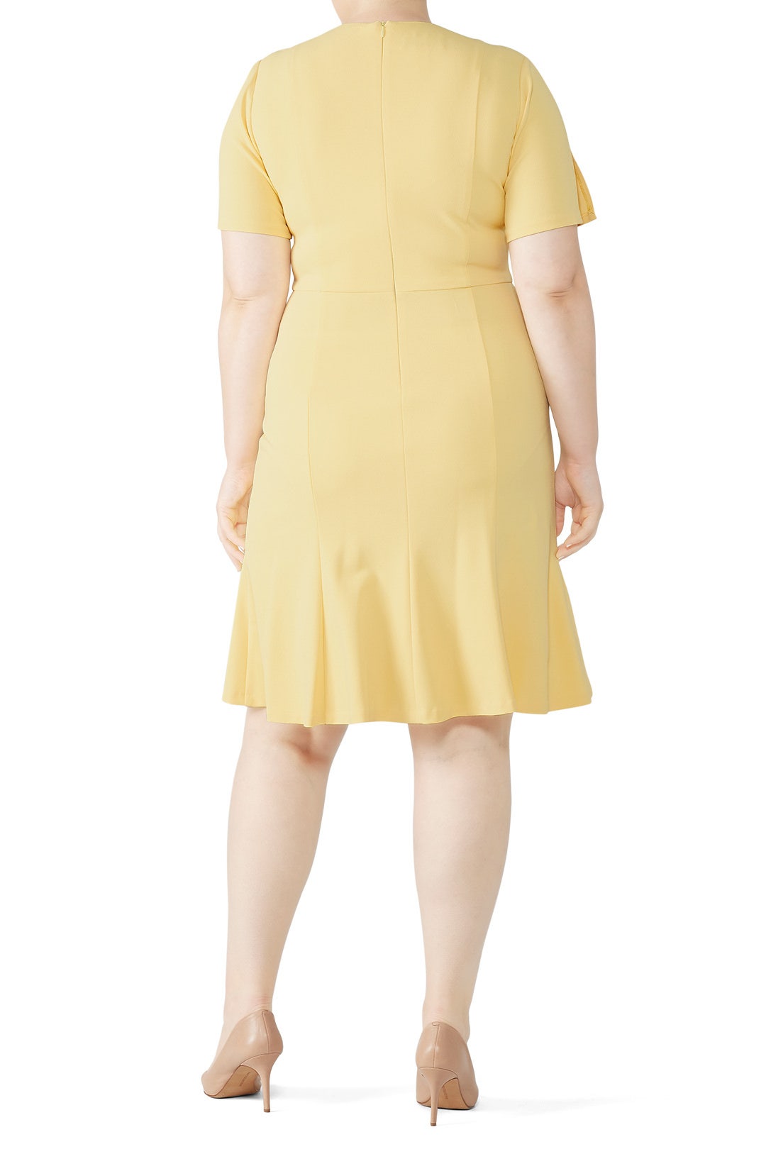 Yellow Flare Dress by Donna Morgan 5