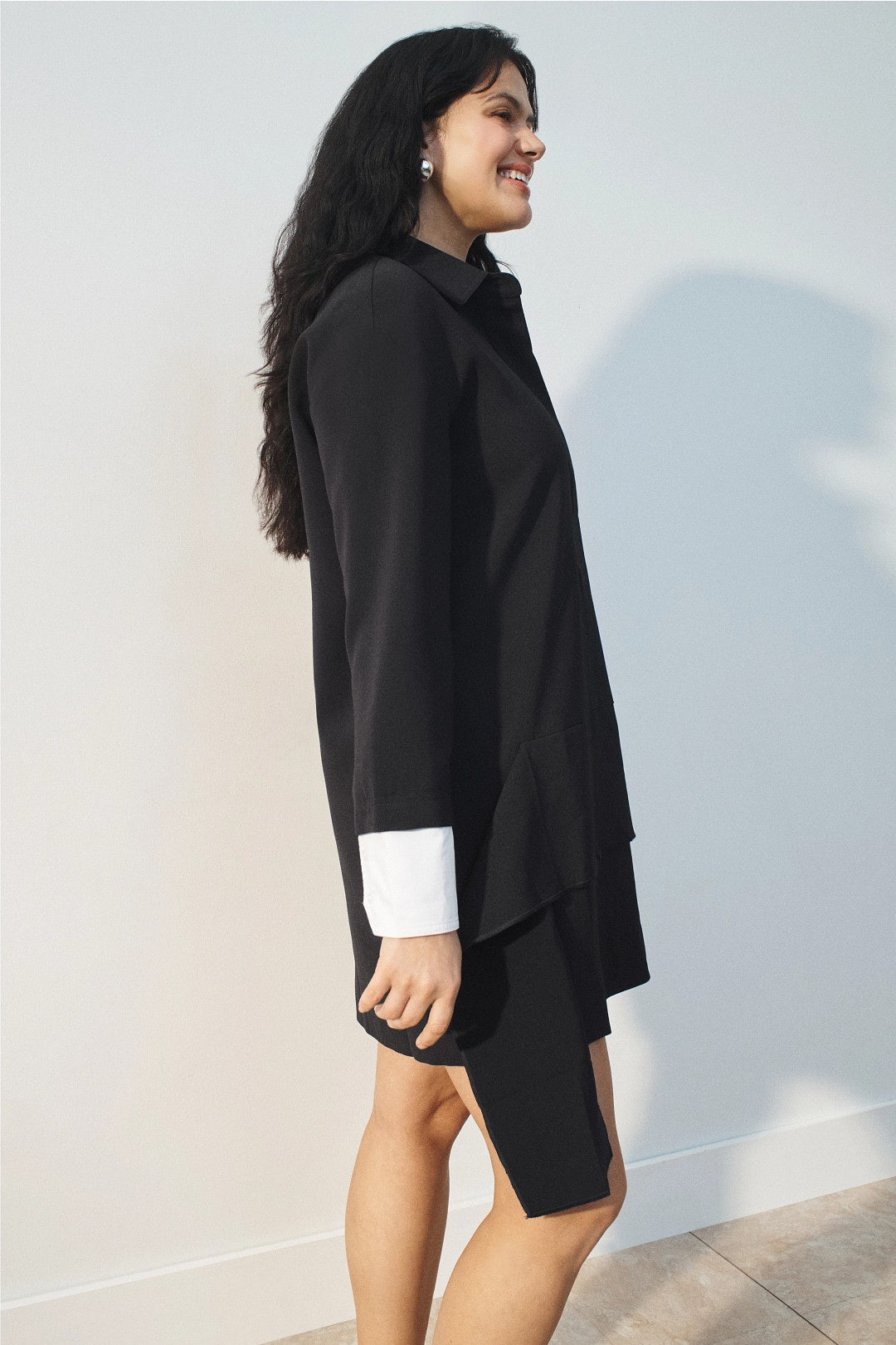 Reconstructed Mini Shirt Dress by PLAN C x RTR 6
