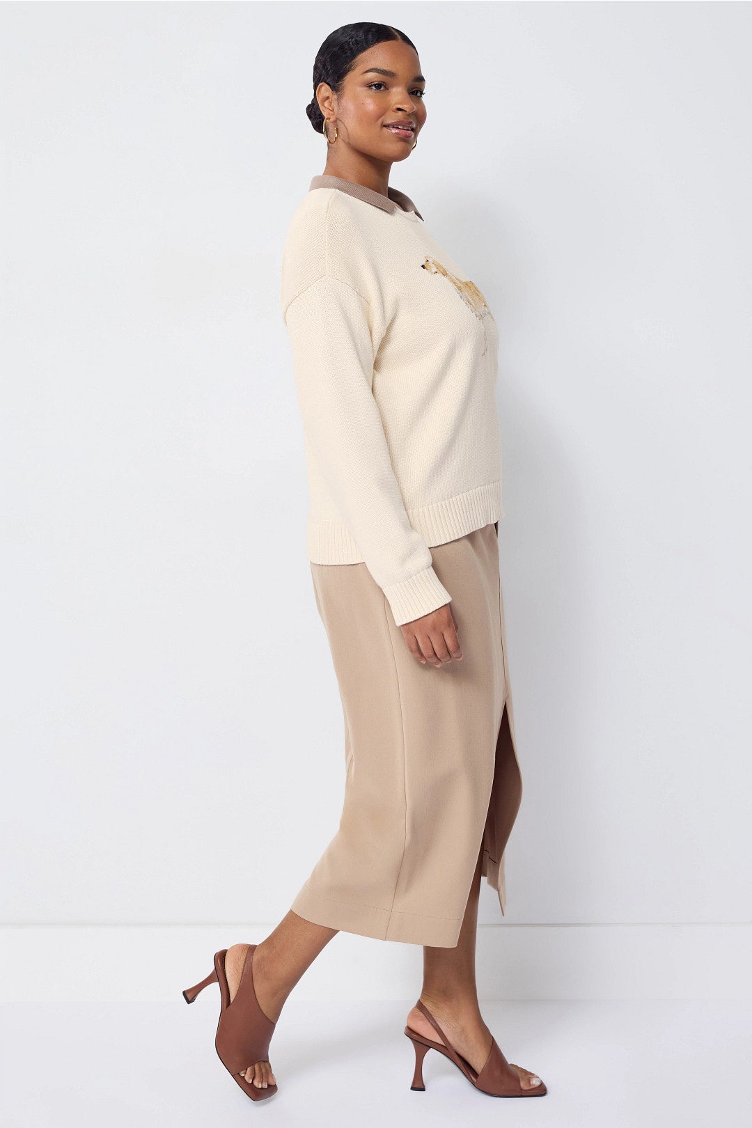 Combed Cotton Riednee Long Sleeve Pullover by Lauren Ralph Lauren 6