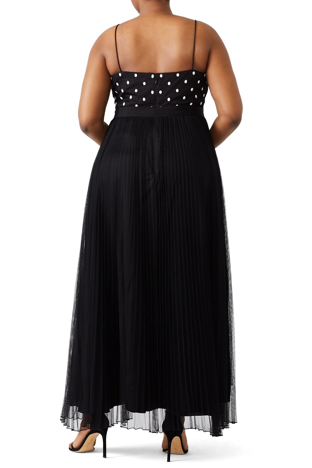 Polka Dot Bodice Gown by Adrianna Papell 5