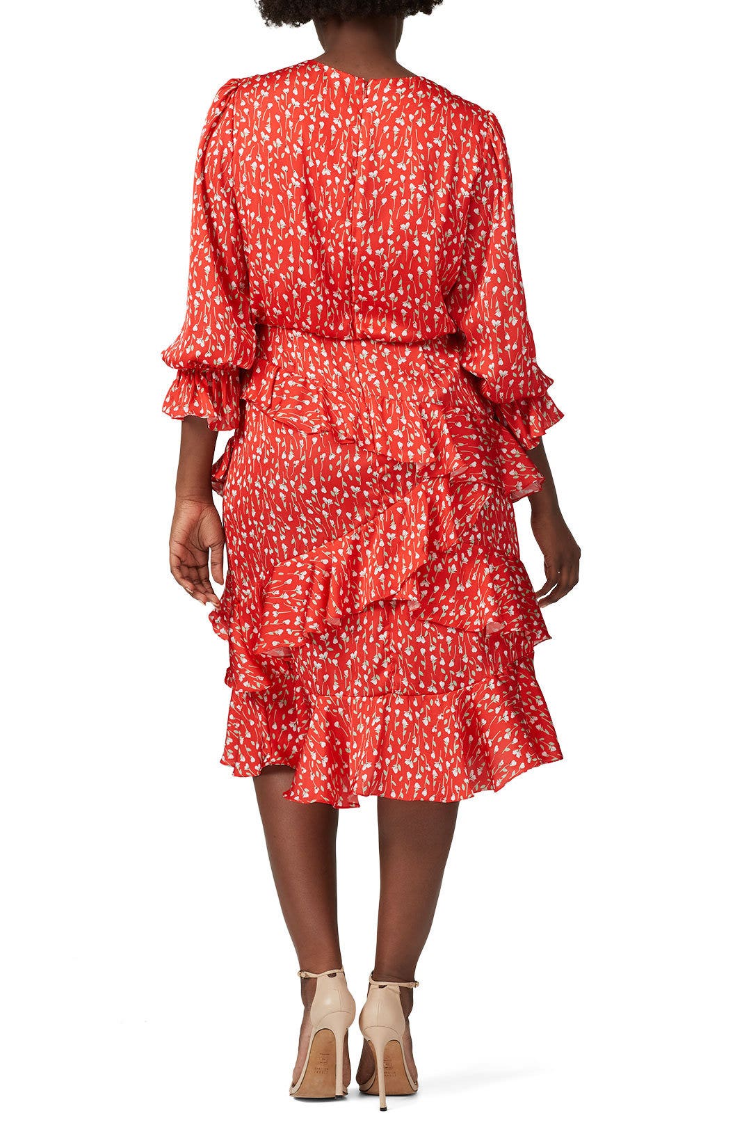 Ruffle Skirt Day Dress by ML Monique Lhuillier 4