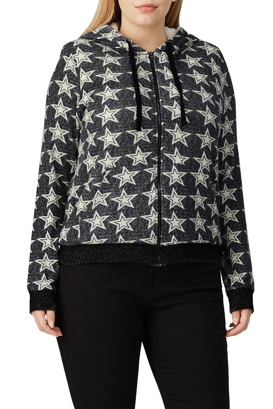 Remington Faux Sherpa Hoodie by B Collection by Bobeau 6