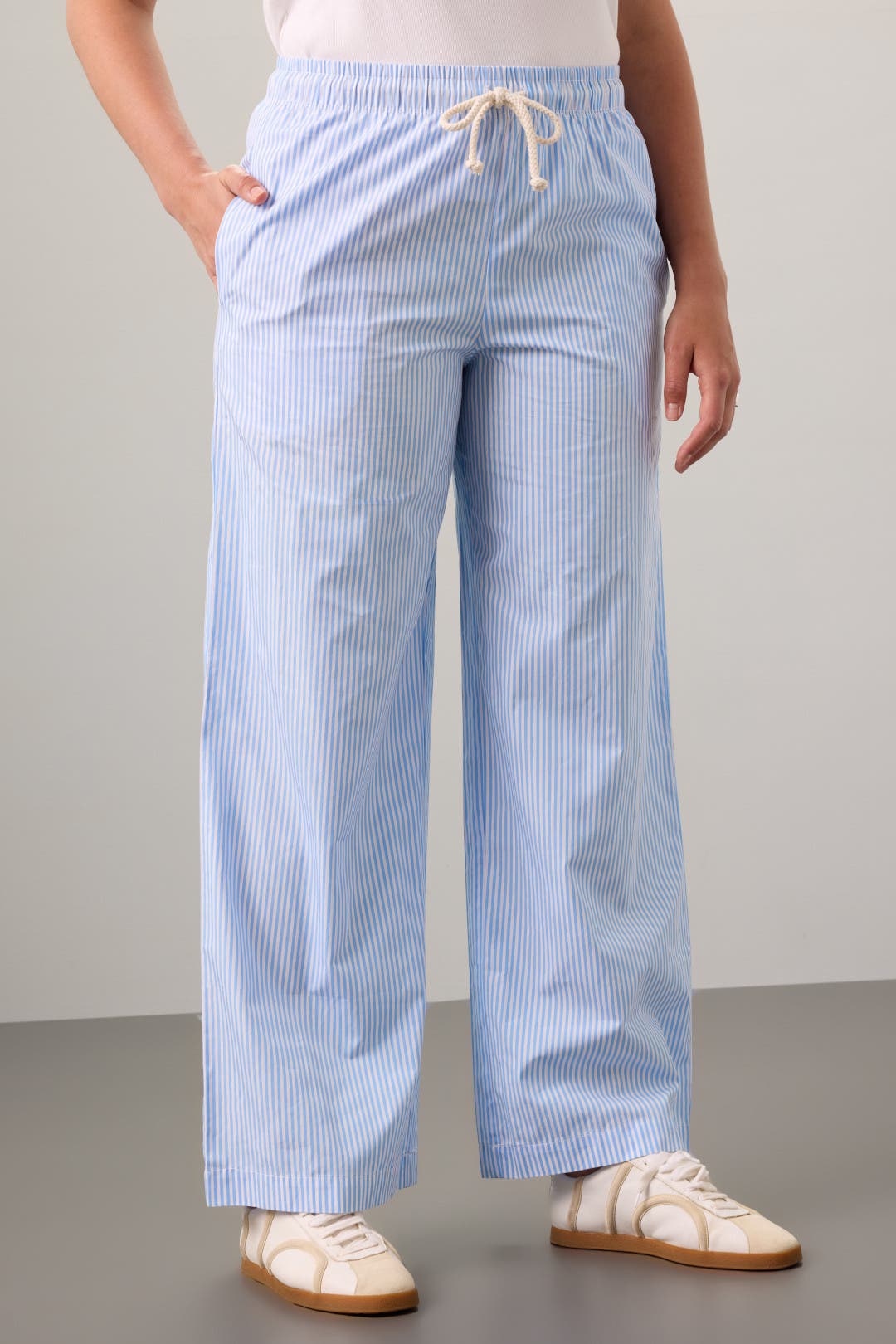 Stripe Pop Trousers by DONNI. | Rent the Runway