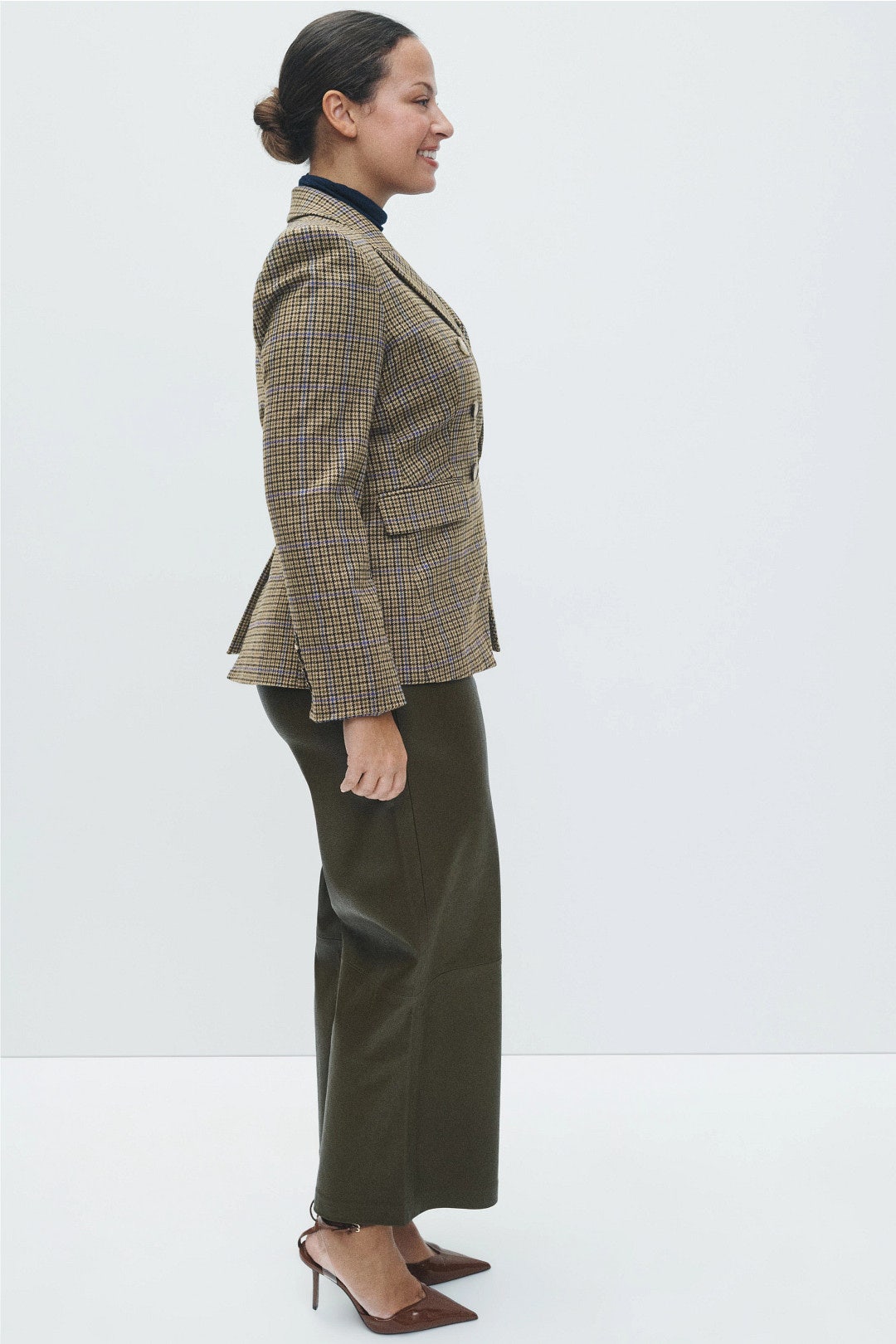 Plaid Structured Miller Dickey Jacket by Veronica Beard 6