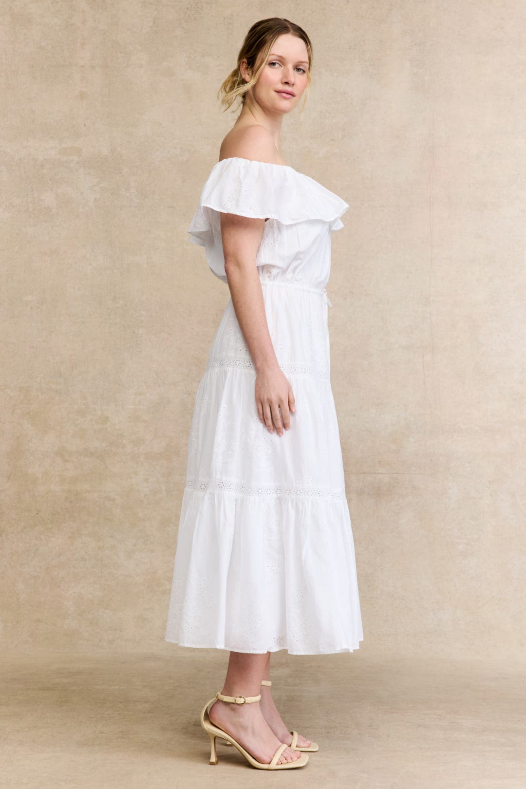 送料関税無料【LAUREN RALPH LAUREN】COTTON MIDI DRESS Belted Cotton Midi Shirtdress for Women | Ralph Lauren® PA