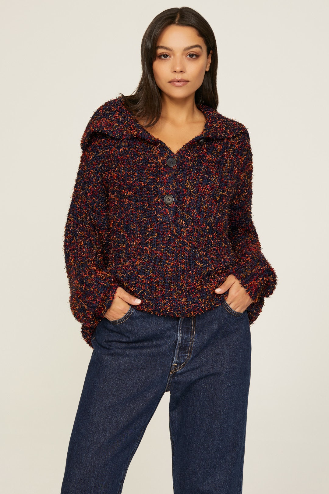 Half Button Pullover by 525 America 6