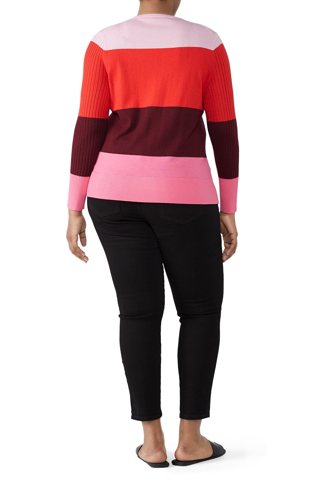 Pink Colorblock Sweater by Tome 5