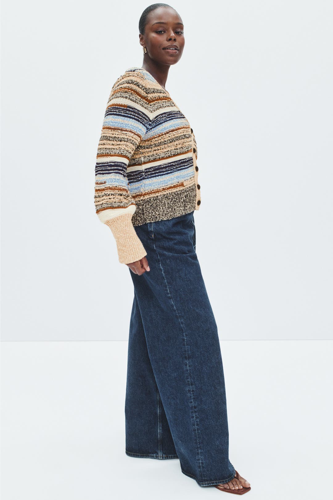 【週末限定セール】VERONICA JACQUARD KNIT CARDIGAN VERONICA JACQUARD KNIT CARDIGAN ネイビー