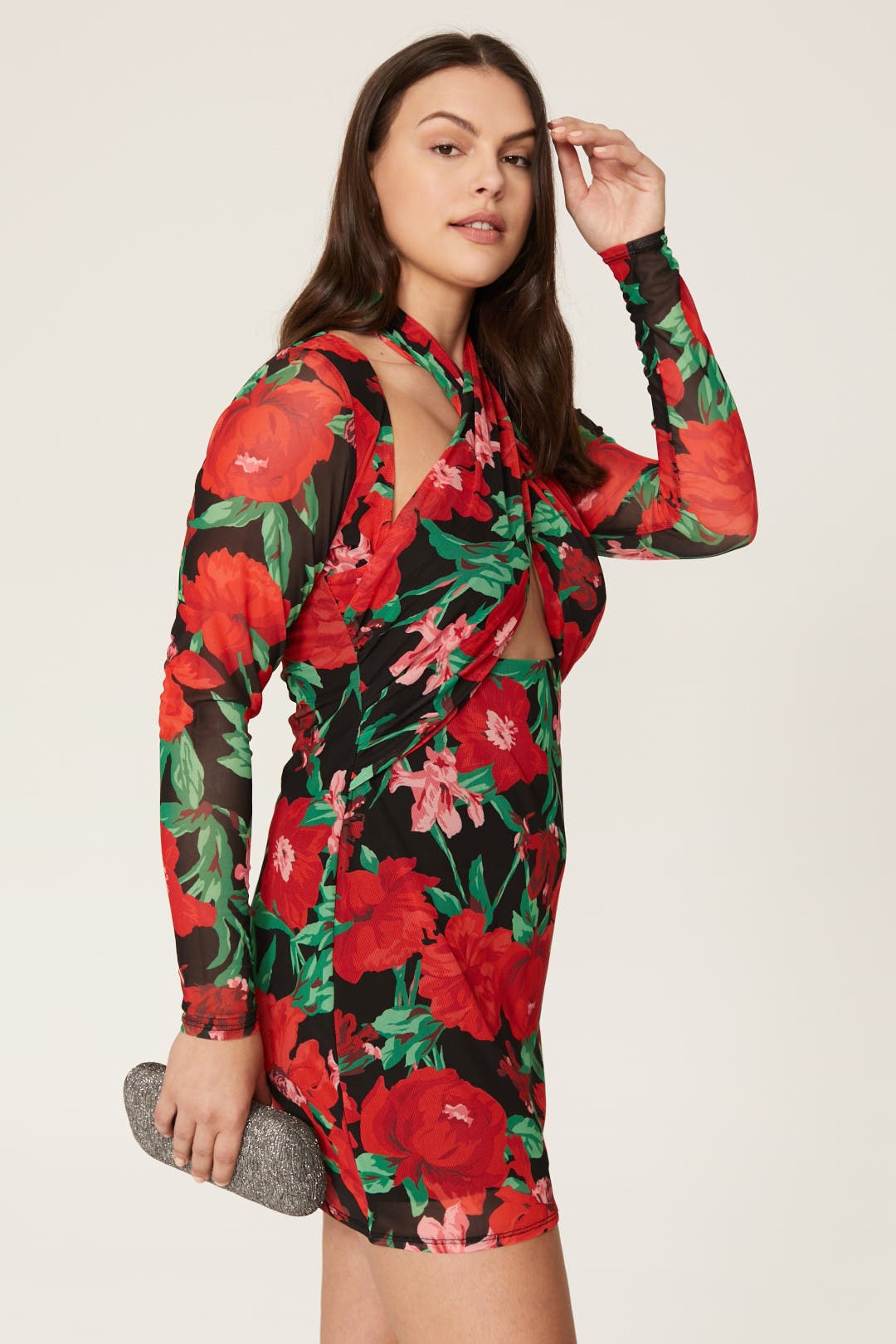 Lissa Floral Mesh Dress by AFRM | Rent the Runway