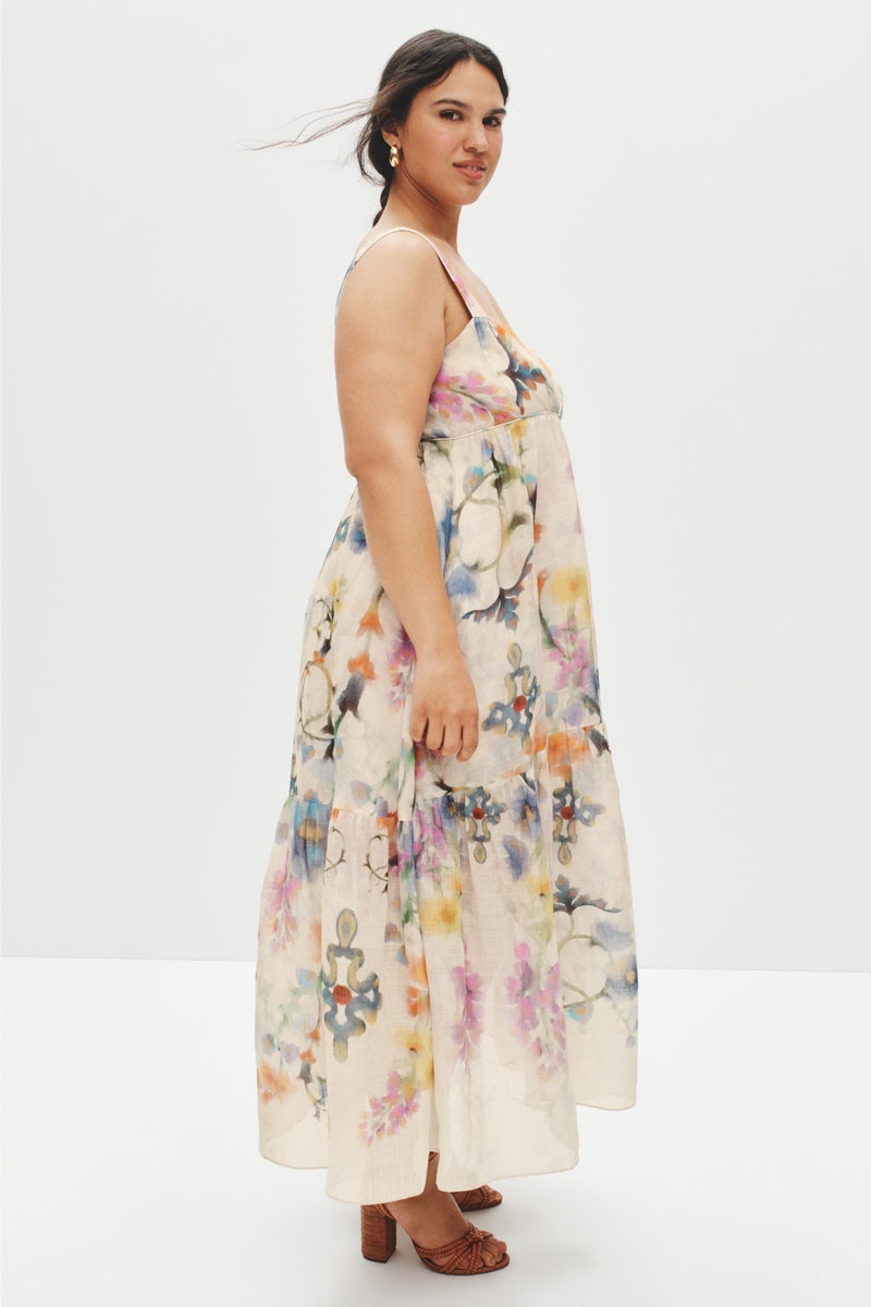 Ramie Maxi Dress by Marchesa Rosa - Photo 6