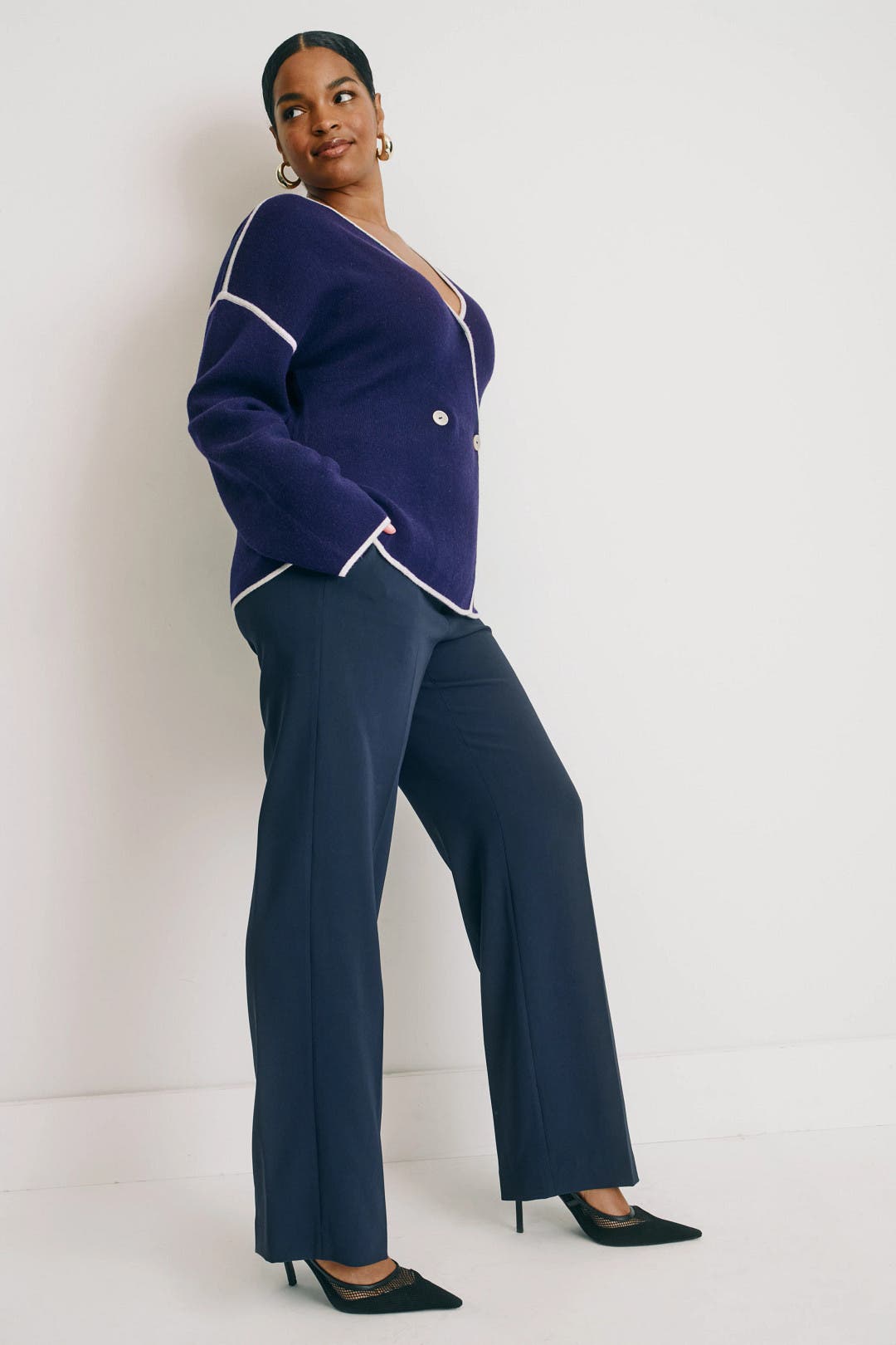 V Neck Double Faced Cardigan by Derek Lam 10 Crosby x RTR | Rent