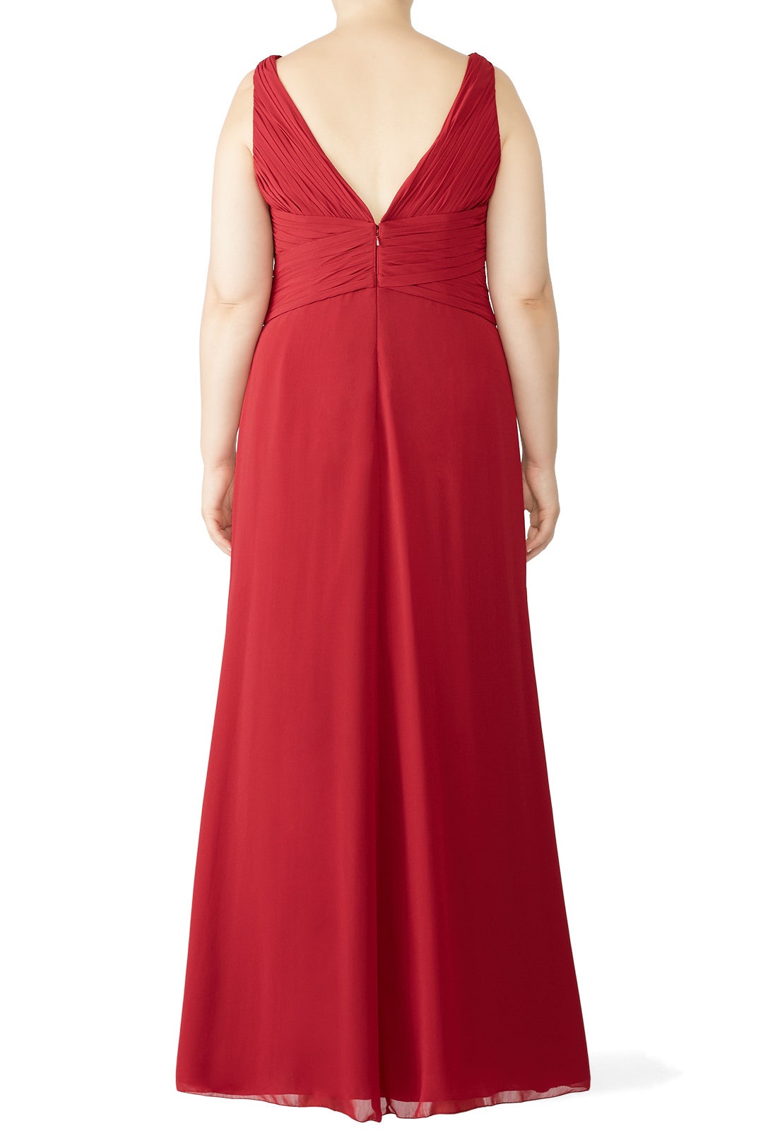 Red Maria Gown by WATTERS 4
