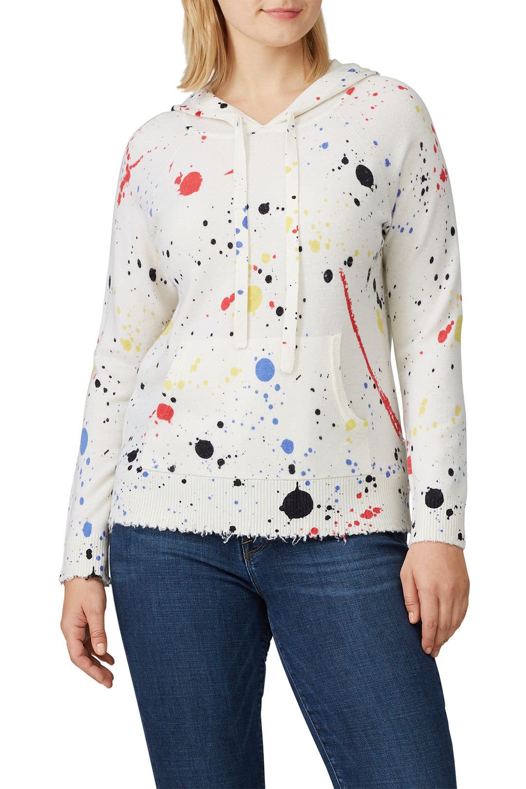 Splatter Paint Hoodie by Threads of PRVLG | Rent the Runway
