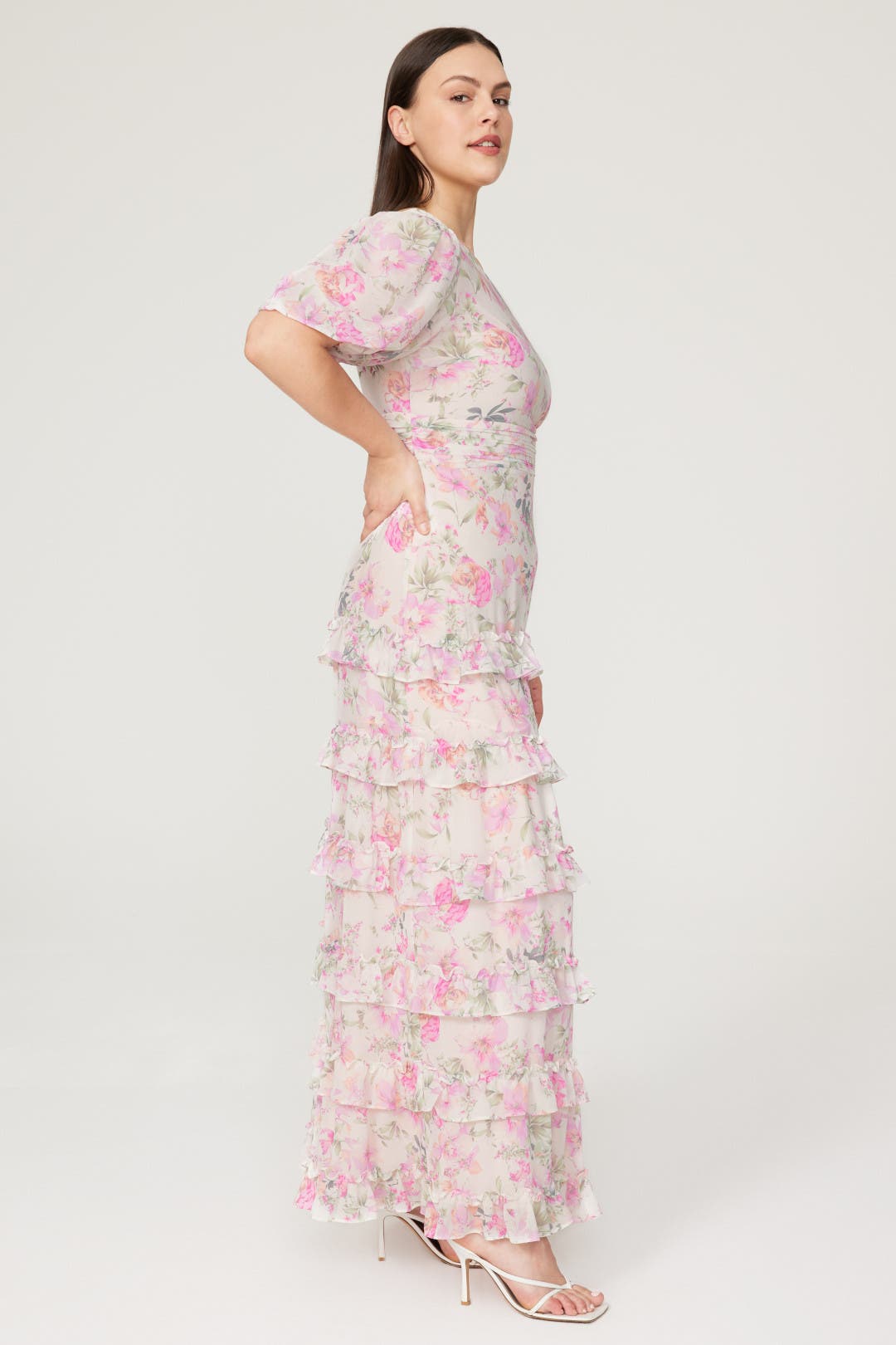 Vintage Floral Gown by One33 Social | Rent the Runway