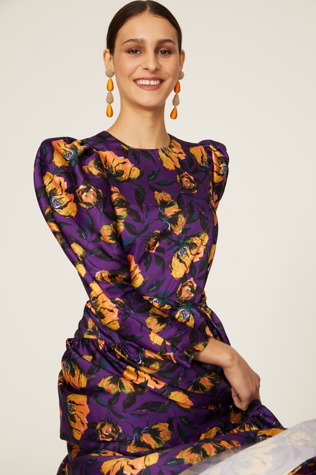 Taylor Puff Sleeve Dress by DELFI Collective 3