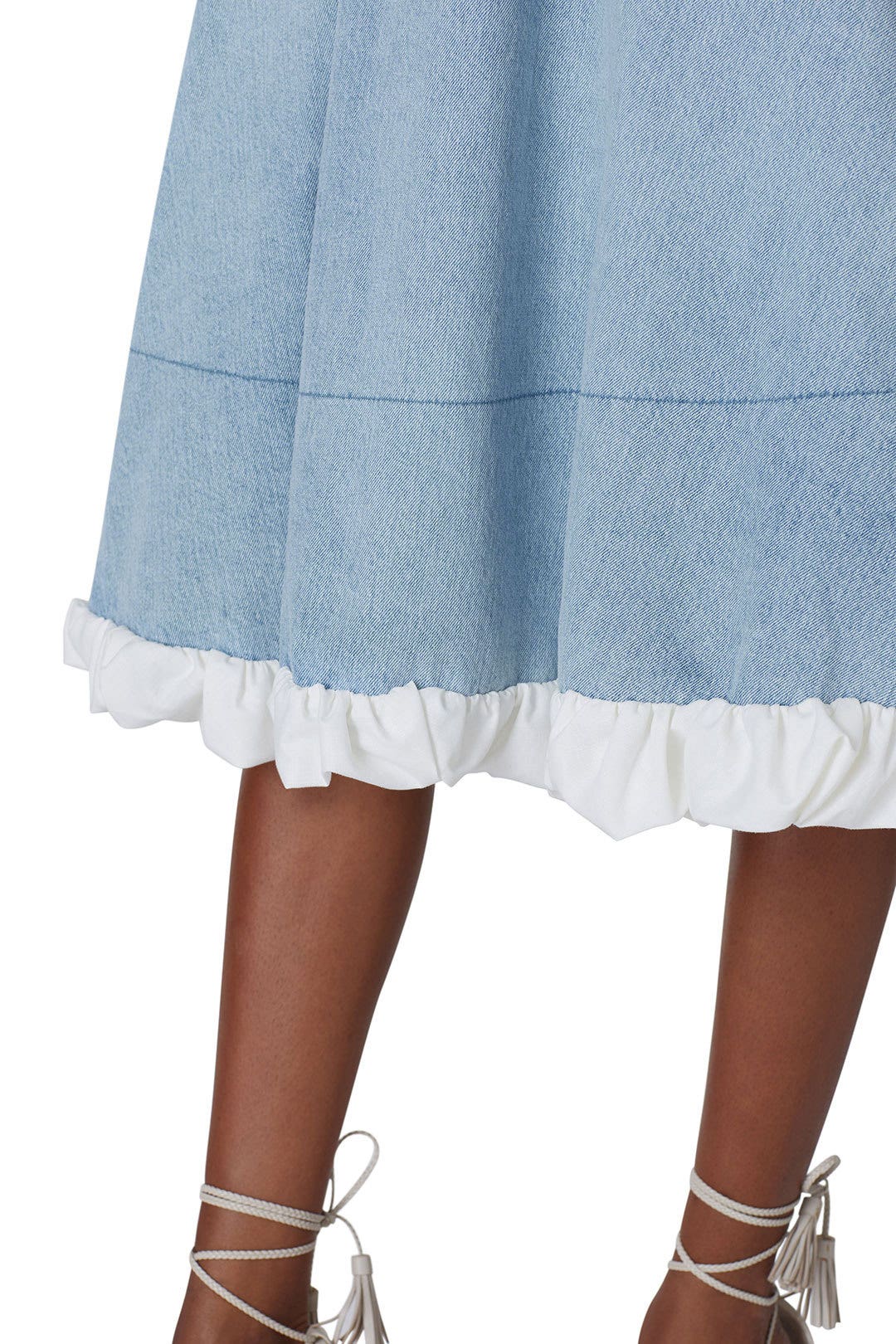 Denim Circular Dress by Patou 3