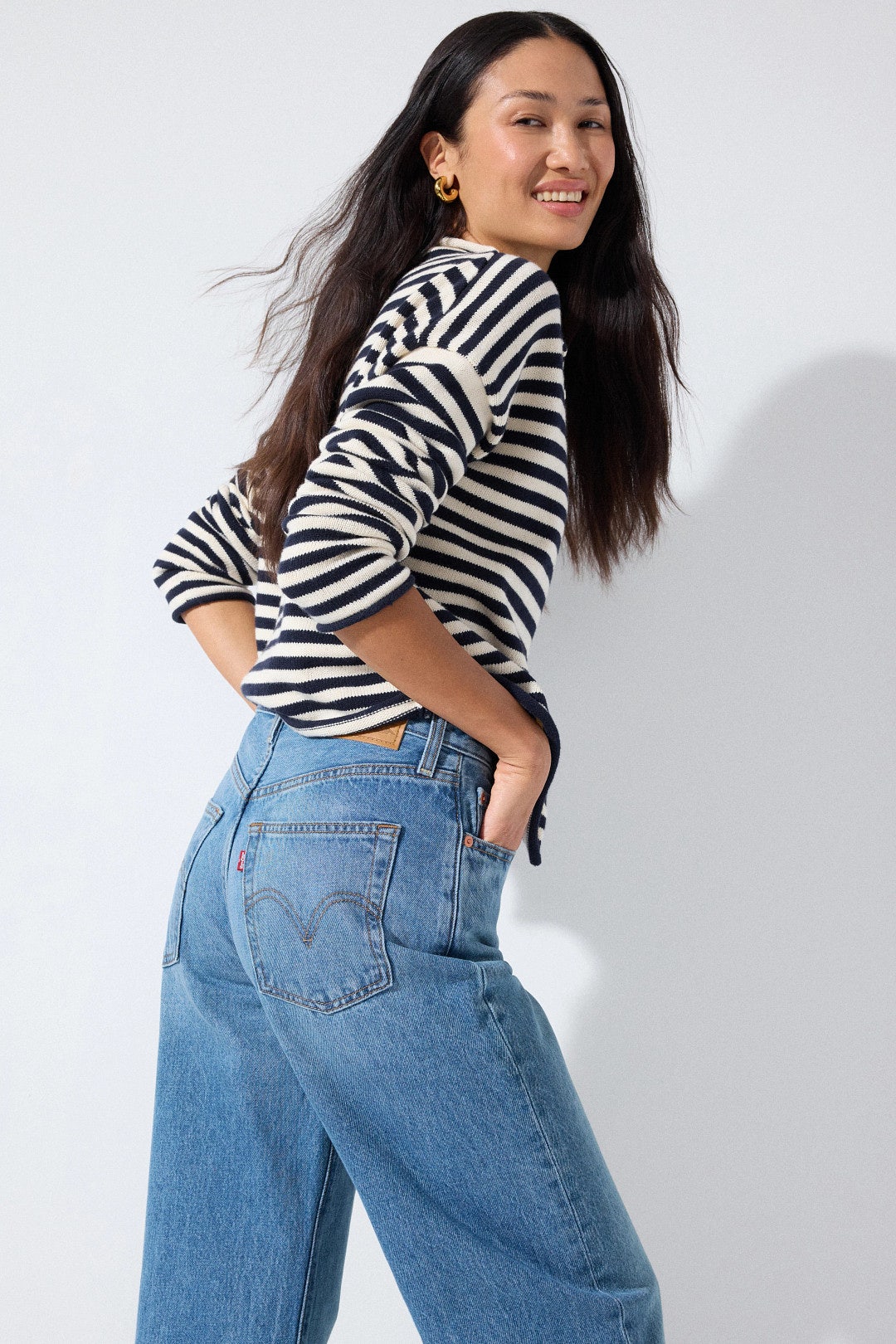 Light Wash Ribcage Wide Leg Jeans by Levi's 3