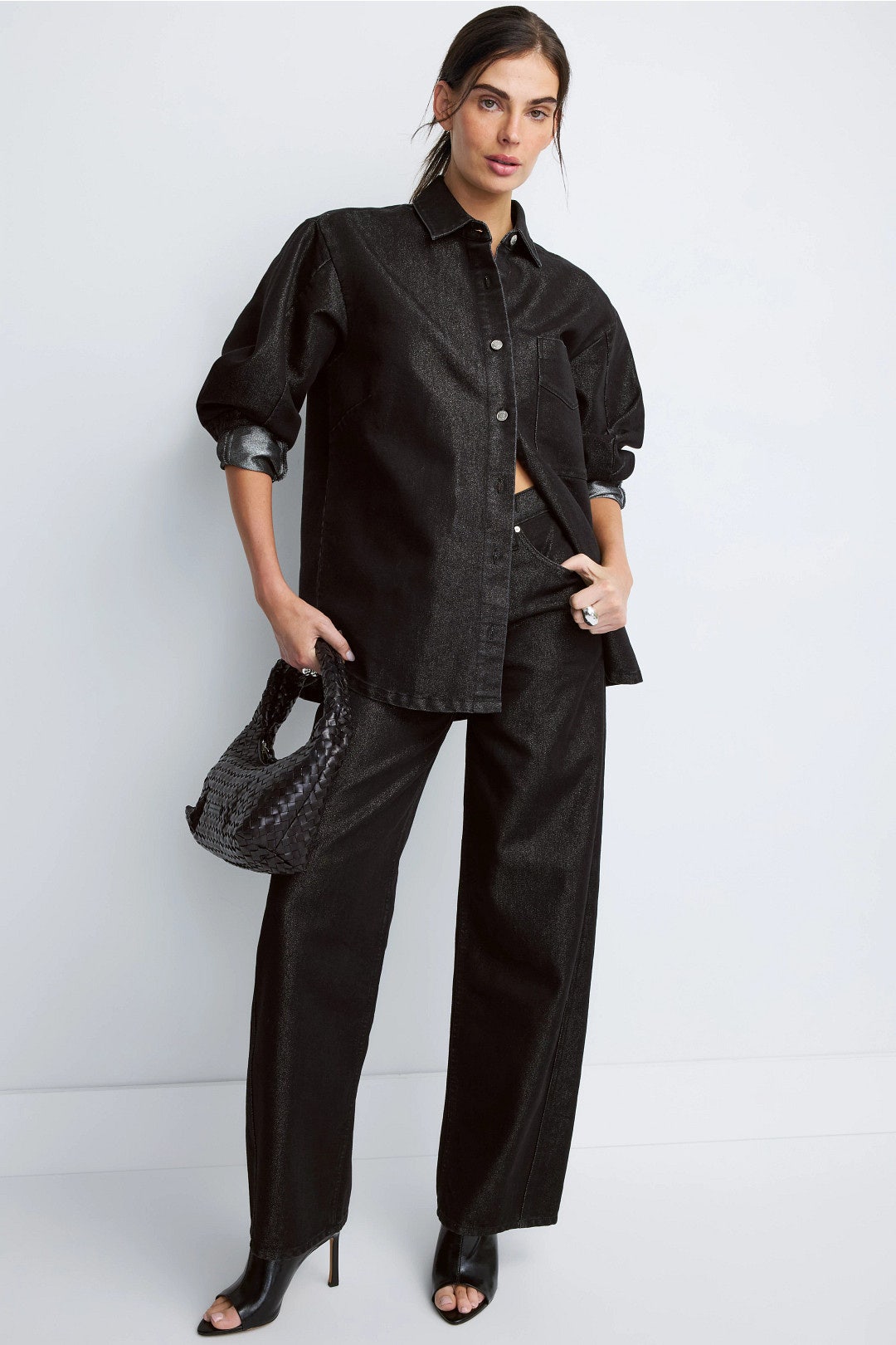 Barrel Sleeve Shacket by Hudson 3