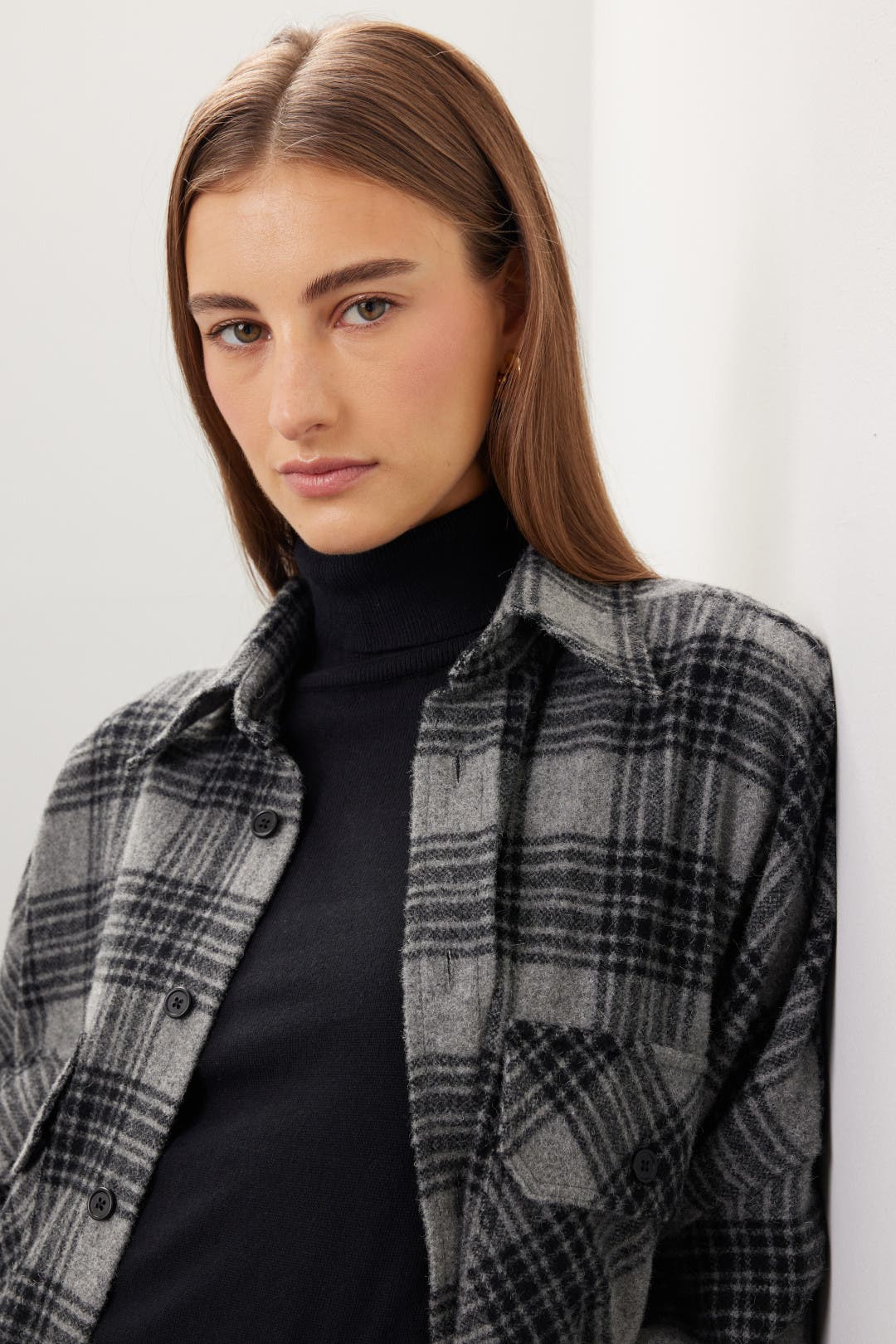 Oversized Plaid Shirt by Petar Petrov | Rent the Runway