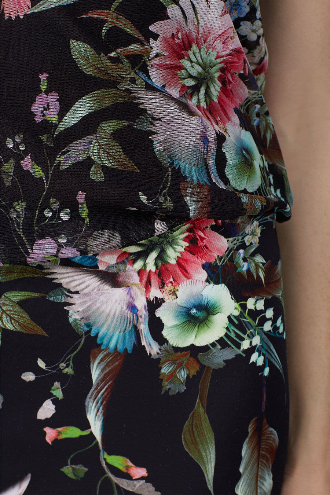 Navy Floral Dress by Fuzzi 3