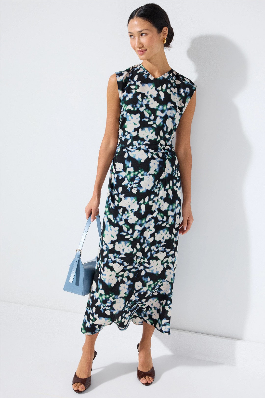 Cap Sleeve Midi Dress by Luxely 3