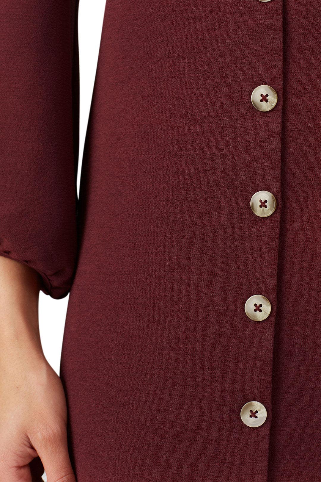 Texture And Thread Button Front Dress by Madewell 3