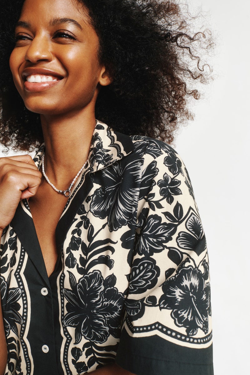 Perrine Floral Motif Shirt by Sandro - Photo 3